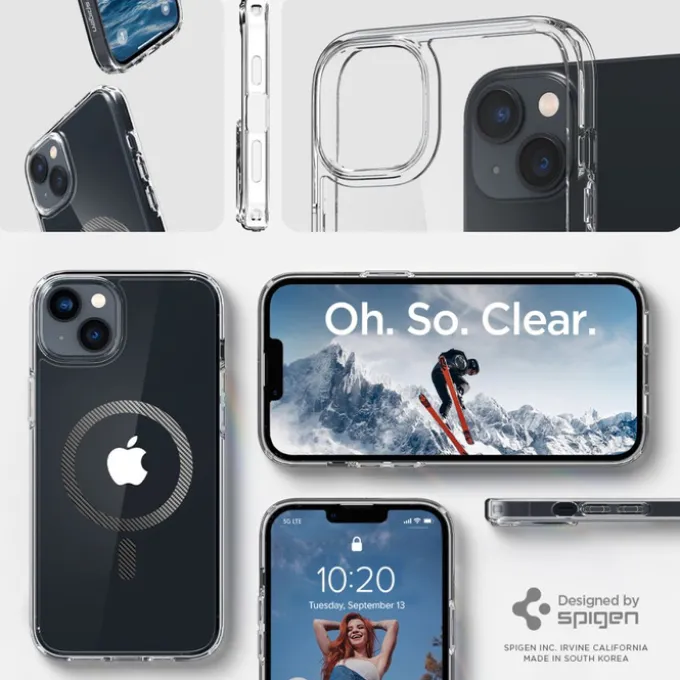Etui Spigen Ultra Hybrid Mag Magsafe iPhone 14 Plus Carbon Fiber Case