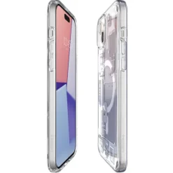 Etui Spigen Ultra Hybrid Mag Magsafe iPhone 15 Plus Zero One White Case