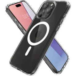 Etui Spigen Ultra Hybrid Mag Magsafe iPhone 15 Pro Max White/Clear Case