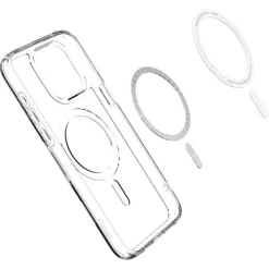 Etui Spigen Ultra Hybrid Mag Magsafe iPhone 15 Pro Max White/Clear Case