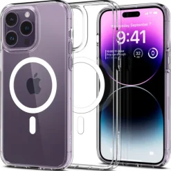 Etui Spigen Ultra Hybrid Mag Magsafe iPhone 14 Pro White Case