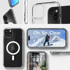 Etui Spigen Ultra Hybrid Mag Magsafe iPhone 15 White Case