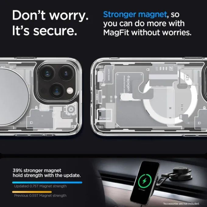 Etui Spigen Ultra Hybrid Mag Magsafe iPhone 15 Pro Zero One White Case