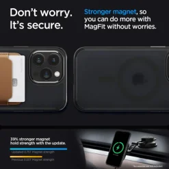 Etui Spigen Ultra Hybrid Mag Magsafe iPhone 15 Pro Frost Black Case