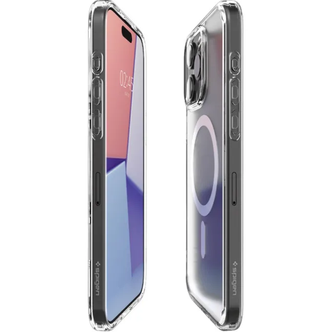 Etui Spigen Ultra Hybrid Mag Magsafe iPhone 15 Pro Frost Clear Case