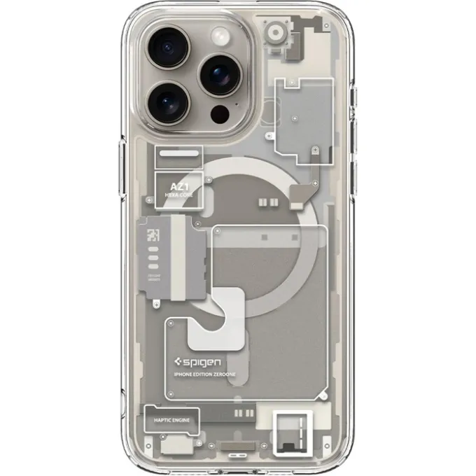 Etui Spigen Ultra Hybrid Mag Magsafe Iphone 15 Pro Zero One Natural Titanium