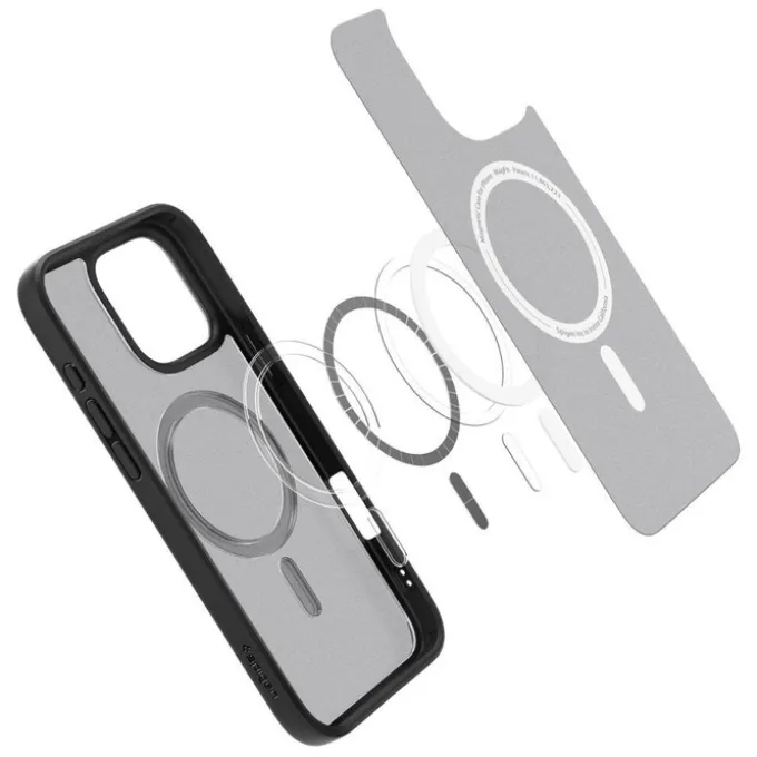 ETUI SPIGEN ULTRA HYBRID MAG MAGSAFE IPHONE 16 PRO MAX FROST BLACK