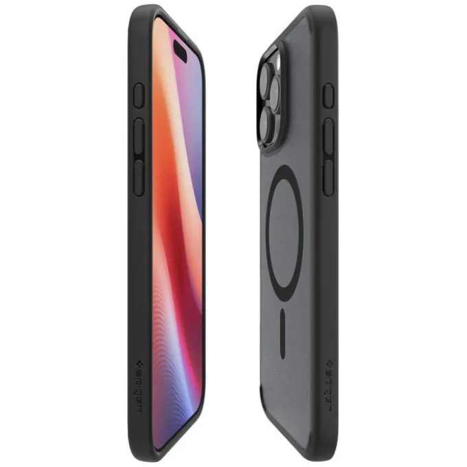 ETUI SPIGEN ULTRA HYBRID MAG MAGSAFE IPHONE 16 PRO FROST BLACK