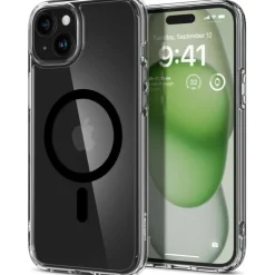 Etui Spigen Ultra Hybrid Mag Magsafe iPhone 15 Black Case