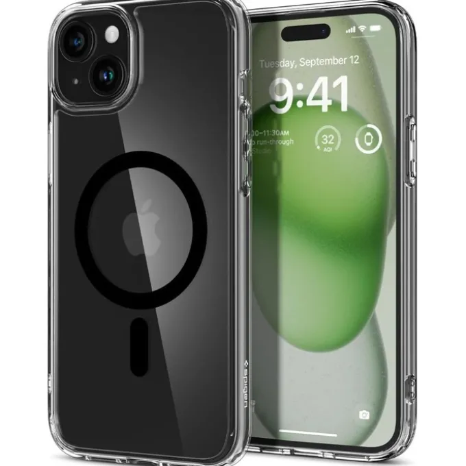 Etui Spigen Ultra Hybrid Mag Magsafe iPhone 15 Black Case