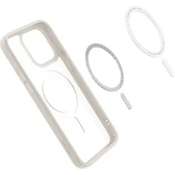 Etui Spigen Ultra Hybrid Mag Magsafe iPhone 15 Pro Max Frost Natural Titanium Case