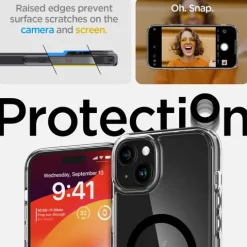 Etui Spigen Ultra Hybrid Mag Magsafe iPhone 15 Plus Black Case