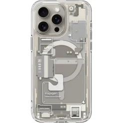 Etui SPIGEN ULTRA HYBRID MAG MAGSAFE IPHONE 15 PRO MAX ZERO ONE NATURAL TITANIUM