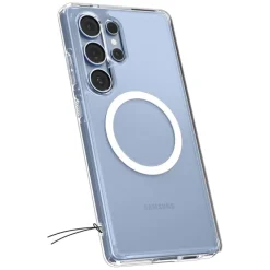 Etui SPIGEN ULTRA HYBRID MAG MAGSAFE GALAXY S25 ULTRA CLEAR/WHITE