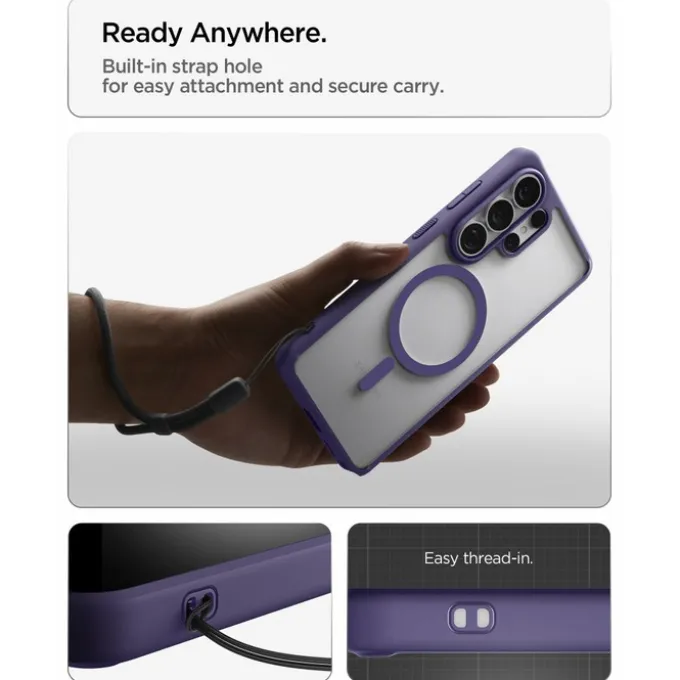 ETUI SPIGEN ULTRA HYBRID MAG MAGSAFE SAMSUNG GALAXY S26 ULTRA DEEP PURPLE