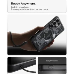 ETUI SPIGEN ULTRA HYBRID MAG MAGSAFE SAMSUNG GALAXY S26 ULTRA ZERO ONE BLACK