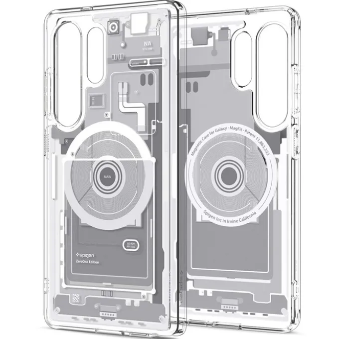Etui SPIGEN ULTRA HYBRID MAG MAGSAFE GALAXY S25 ULTRA ZERO ONE WHITE