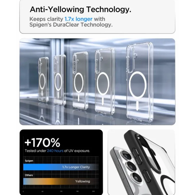 ETUI SPIGEN ULTRA HYBRID MAG SAMSUNG GALAXY S26 MAGSAFE MATTE BLACK