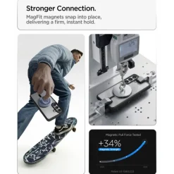 ETUI SPIGEN ULTRA HYBRID MAG SAMSUNG GALAXY S26 MAGSAFE MATTE BLACK
