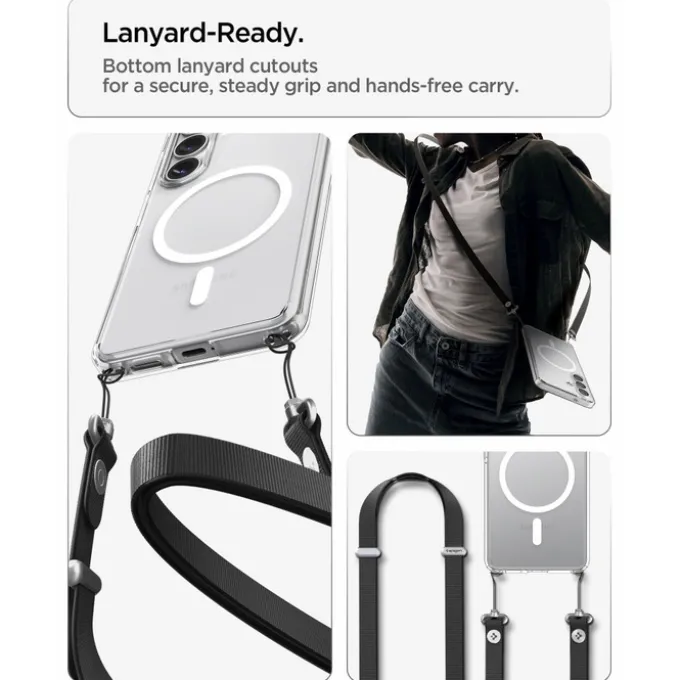 ETUI SPIGEN ULTRA HYBRID MAG SAMSUNG GALAXY S26+ PLUS MAGSAFE CLEAR/WHITE