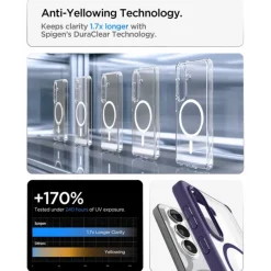 ETUI SPIGEN ULTRA HYBRID MAG SAMSUNG GALAXY S26+ PLUS MAGSAFE DEEP PURPLE