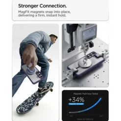 ETUI SPIGEN ULTRA HYBRID MAG SAMSUNG GALAXY S26+ PLUS MAGSAFE DEEP PURPLE