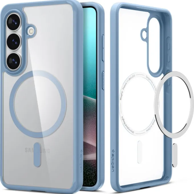 ETUI SPIGEN ULTRA HYBRID MAG SAMSUNG GALAXY S26+ PLUS MAGSAFE LIGHT BLUE