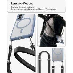 ETUI SPIGEN ULTRA HYBRID MAG SAMSUNG GALAXY S26+ PLUS MAGSAFE LIGHT BLUE