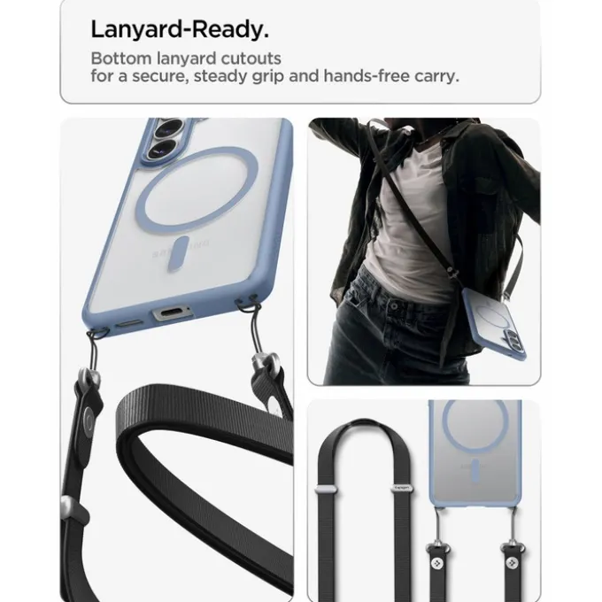 ETUI SPIGEN ULTRA HYBRID MAG SAMSUNG GALAXY S26+ PLUS MAGSAFE LIGHT BLUE