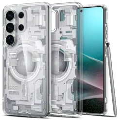 ETUI SPIGEN ULTRA HYBRID MAG SAMSUNG GALAXY S26 ULTRA MAGSAFE ZERO ONE WHITE