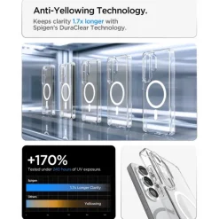 ETUI SPIGEN ULTRA HYBRID MAG SAMSUNG GALAXY S26 ULTRA MAGSAFE CLEAR/WHITE