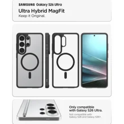 ETUI SPIGEN ULTRA HYBRID MAG SAMSUNG GALAXY S26 ULTRA MAGSAFE MATTE BLACK
