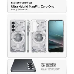 ETUI SPIGEN ULTRA HYBRID MAG ZERO ONE SAMSUNG GALAXY S26 MAGSAFEWHITE