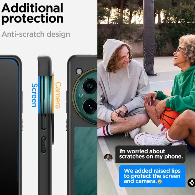 Etui Spigen Ultra Hybrid Oneplus 12 Matte Black