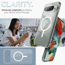 Etui SPIGEN ULTRA HYBRID ONETAP RING MAGSAFE GOOGLE PIXEL 9 PRO XL WHITE
