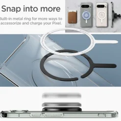Etui SPIGEN ULTRA HYBRID ONETAP RING MAGSAFE GOOGLE PIXEL 9 PRO XL WHITE