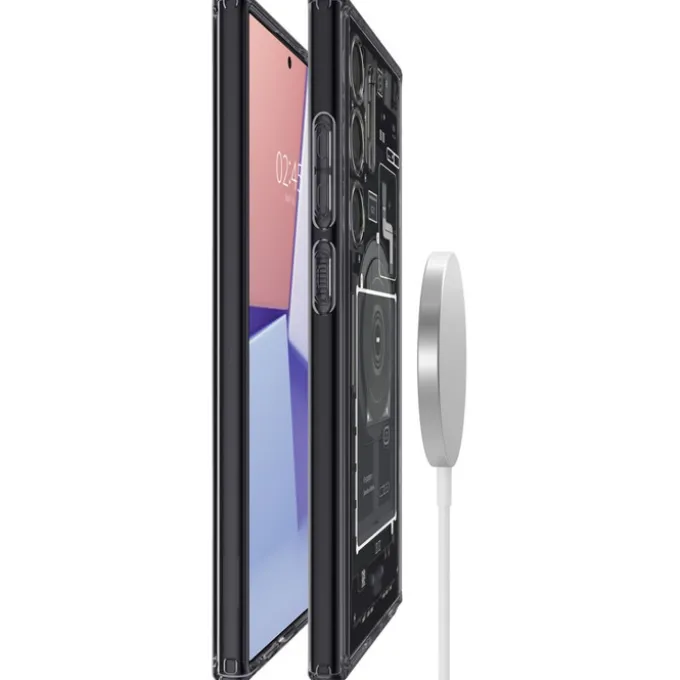 Etui Spigen Ultra Hybrid Onetap Ring Magsafe Samsung Galaxy S24 Ultra Zero One Case