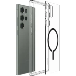 Etui Spigen Ultra Hybrid Onetap Ring Magsafe Galaxy S23 Ultra Black Case