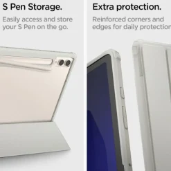 Etui Spigen Ultra Hybrid ”pro” Galaxy Tab S9+ Plus 12.4 X810 / X816B Grey Case