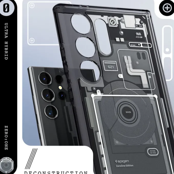 Etui Spigen Ultra Hybrid Samsung Galaxy S24 Ultra Zero One Case