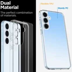 Etui Spigen Ultra Hybrid Samsung Galaxy A55 5g Crystal Clear Case