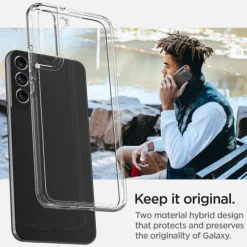 ETUI SPIGEN Ultra Hybrid Samsung Galaxy S22 Crystal Przezroczyste Clear Case