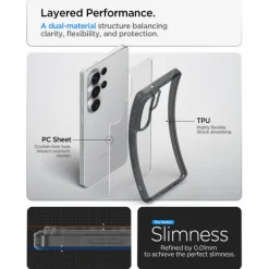 ETUI SPIGEN ULTRA HYBRID SAMSUNG GALAXY S26 ULTRA SPACE CRYSTAL