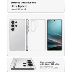 ETUI SPIGEN ULTRA HYBRID SAMSUNG GALAXY S26 ULTRA CRYSTAL CLEAR