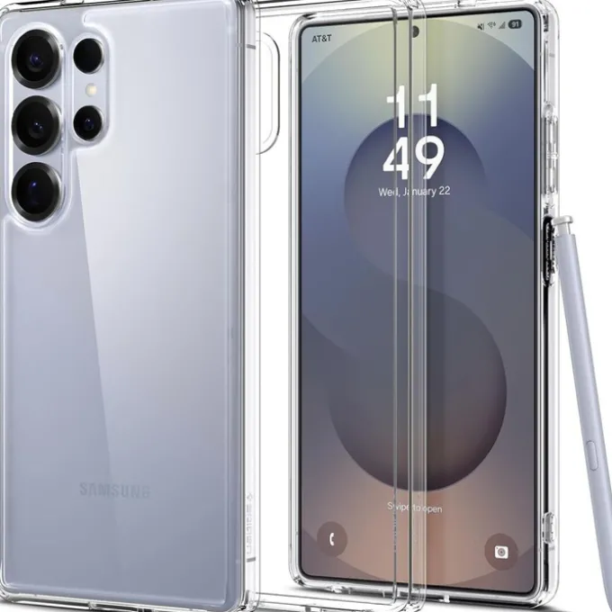 ETUI SPIGEN ULTRA HYBRID SAMSUNG GALAXY S25 ULTRA CRYSTAL CLEAR