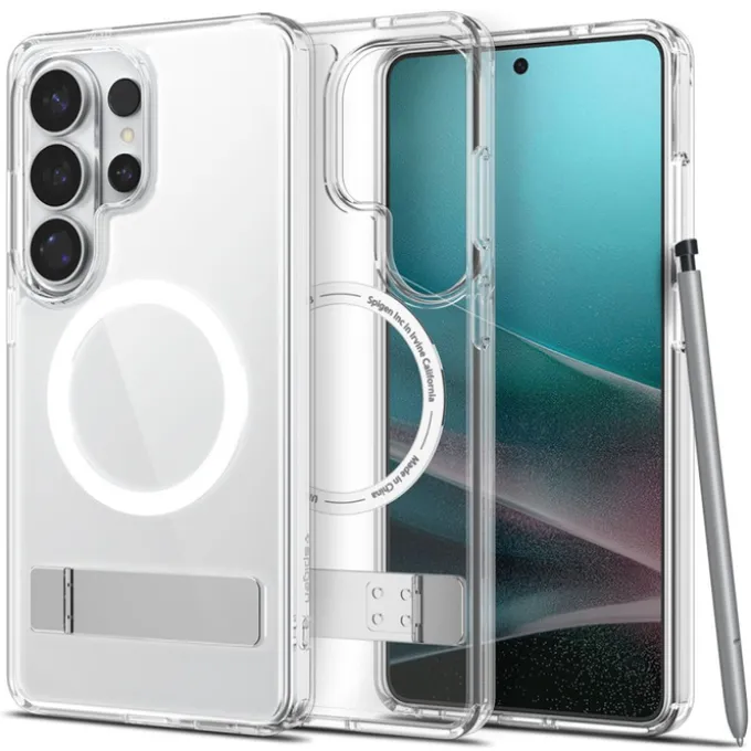ETUI SPIGEN ULTRA HYBRID "S" MAG SAMSUNG GALAXY S26 ULTRA MAGSAFE CLEAR/WHITE