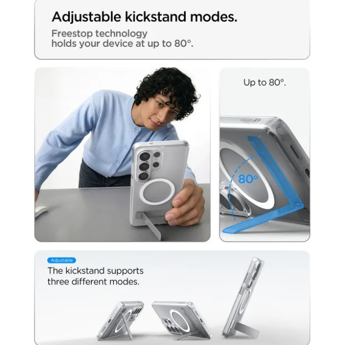 ETUI SPIGEN ULTRA HYBRID "S" MAG SAMSUNG GALAXY S26 ULTRA MAGSAFE CLEAR/WHITE