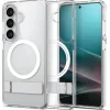 ETUI SPIGEN ULTRA HYBRID "S" MAG SAMSUNG GALAXY S26+ PLUS MAGSAFE CLEAR/WHITE