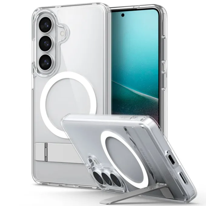ETUI SPIGEN ULTRA HYBRID "S" MAG SAMSUNG GALAXY S26+ PLUS MAGSAFE CLEAR/WHITE