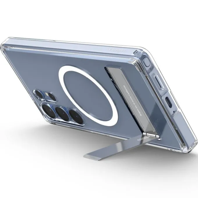 ETUI SPIGEN ULTRA HYBRID S MAGSAFE SAMSUNG GALAXY S25 ULTRA CLEAR WHITE